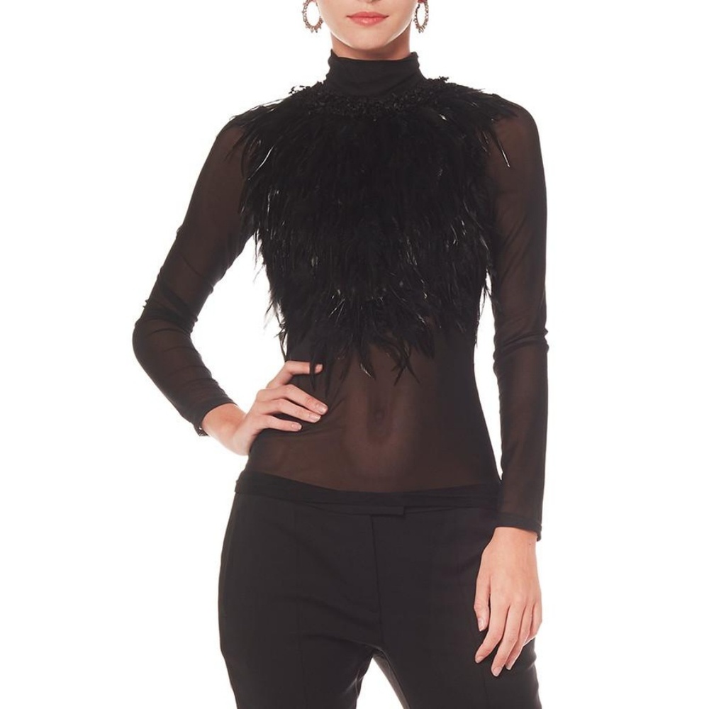 Feather front top